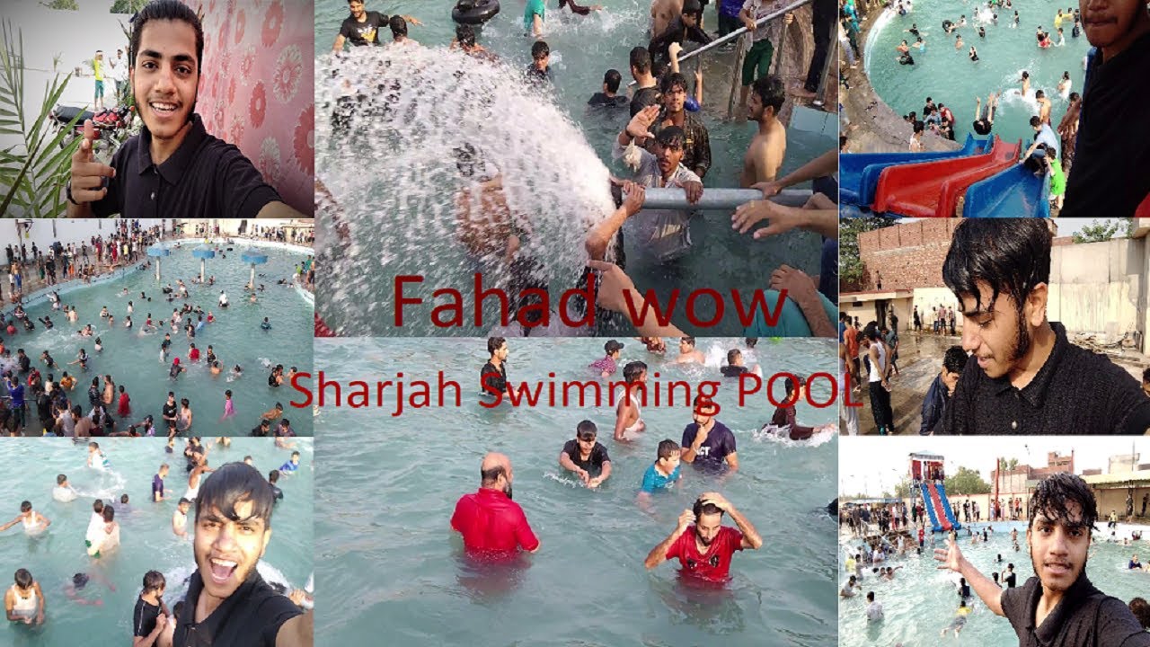 Sharjah Swimming POOL Nahay gay thy Fahad Sultan 