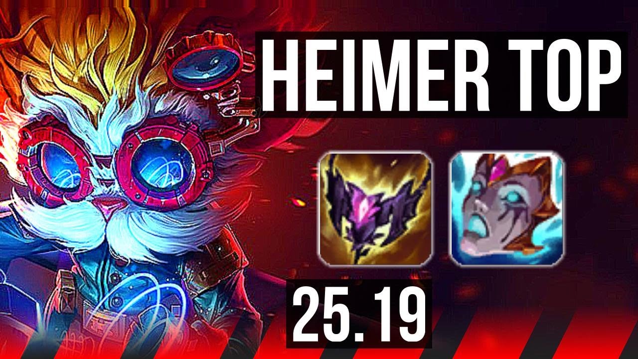HEIMERDINGER vs DARIUS (TOP) | Legendary | EUW Master | 25.19