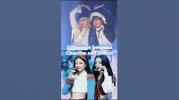 Difference between chaelisa and jensoo #blackpink #lisa #bts #shorts #kpop #trending #viral