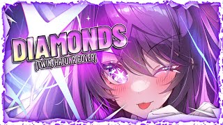 Nightcore - Diamonds (Twin, HALUNA Cover) (Lyrics)