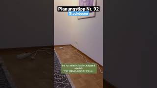 Hausplanung Anzahl Und Platzierung Der Steckdosen