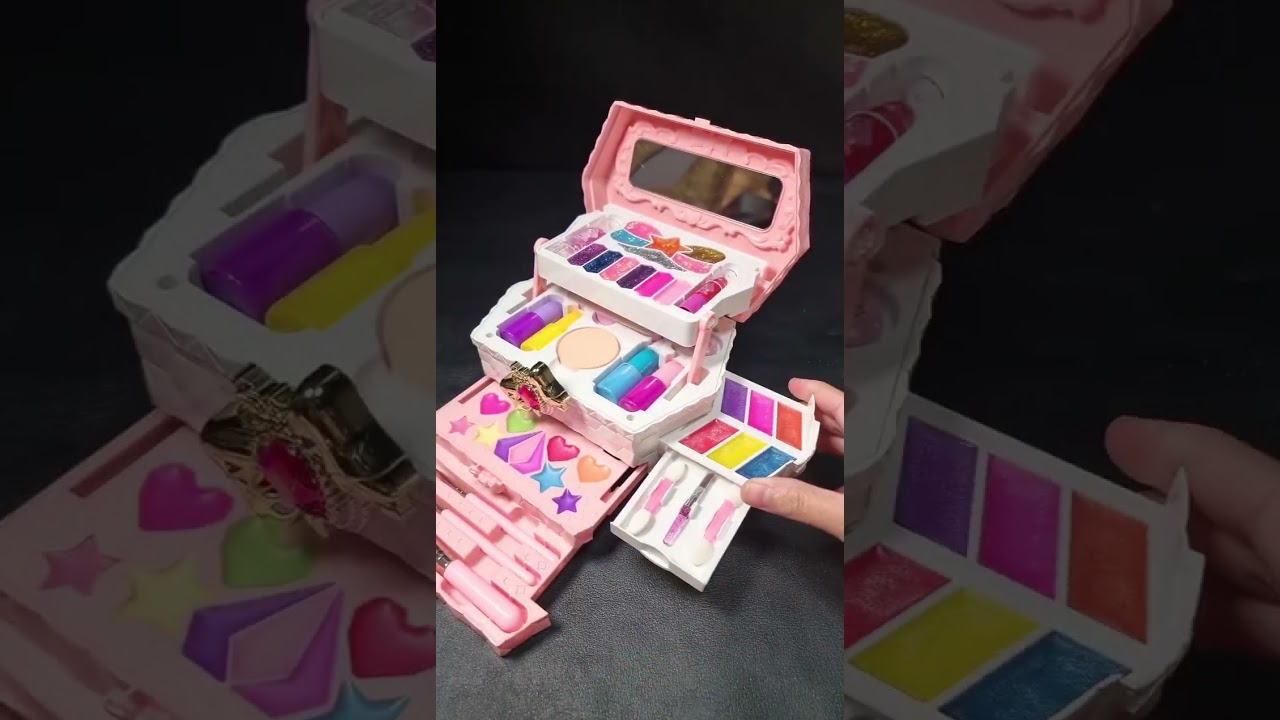 Kawaii Makeup Kit for young girls | makeup set toys 