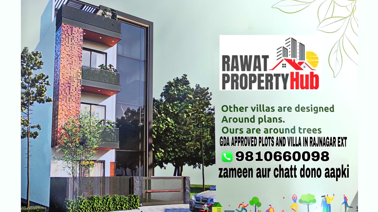 GDA approved plots and villa available in raj nagar extension ghaziabad.