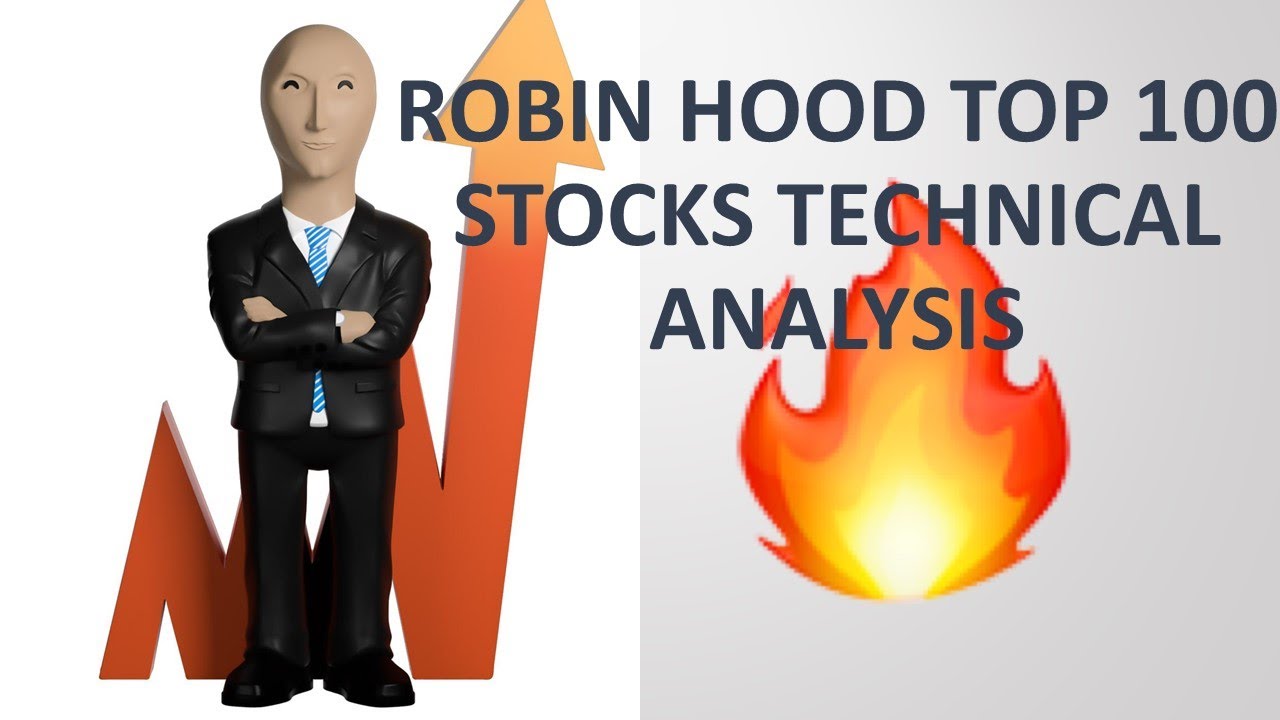 100 most popular robin hood stocks chart review technical analysis