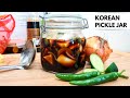 How to: Korean Jangajji Jar | Soy-Sauce Pickled Cucumbers, Chili Peppers & Onions!