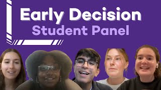 Northwestern Early Decision Student Panel