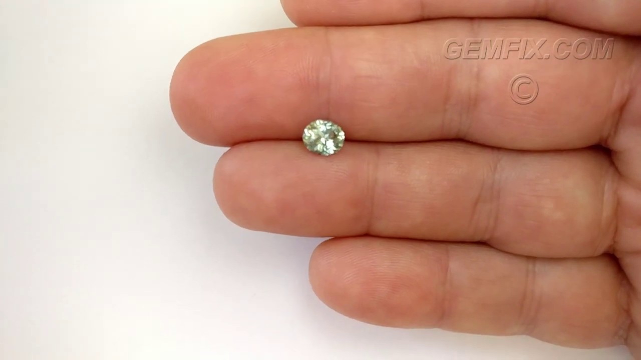 Green Yellow Oval Montana Sapphire | 1.32cts | #12-2054