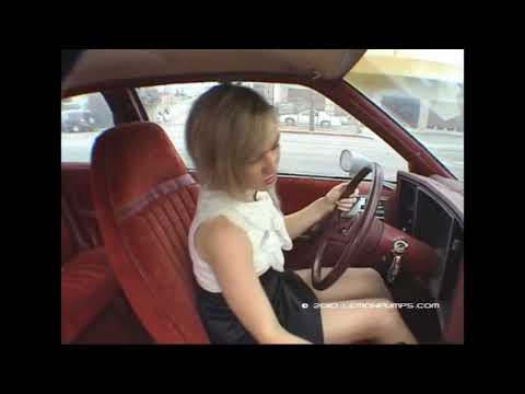 Hot Aussie Blonde Pumps & Revs 84' Chevy Citation