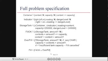 Z Specification,schema and structure