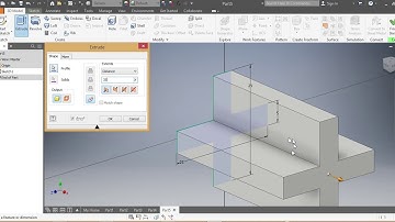 How to draw a Cross Profile or Shape  using AUTOCAD Inventor. ( Tutorial UNISA CAD161S )