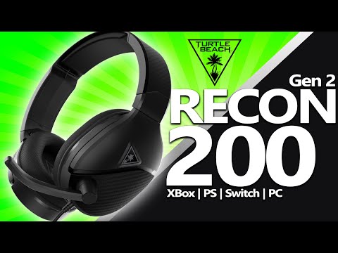 Turtle Beach Recon 200 Gen 2 Gaming Headset Review, Unboxing and Microphone Test