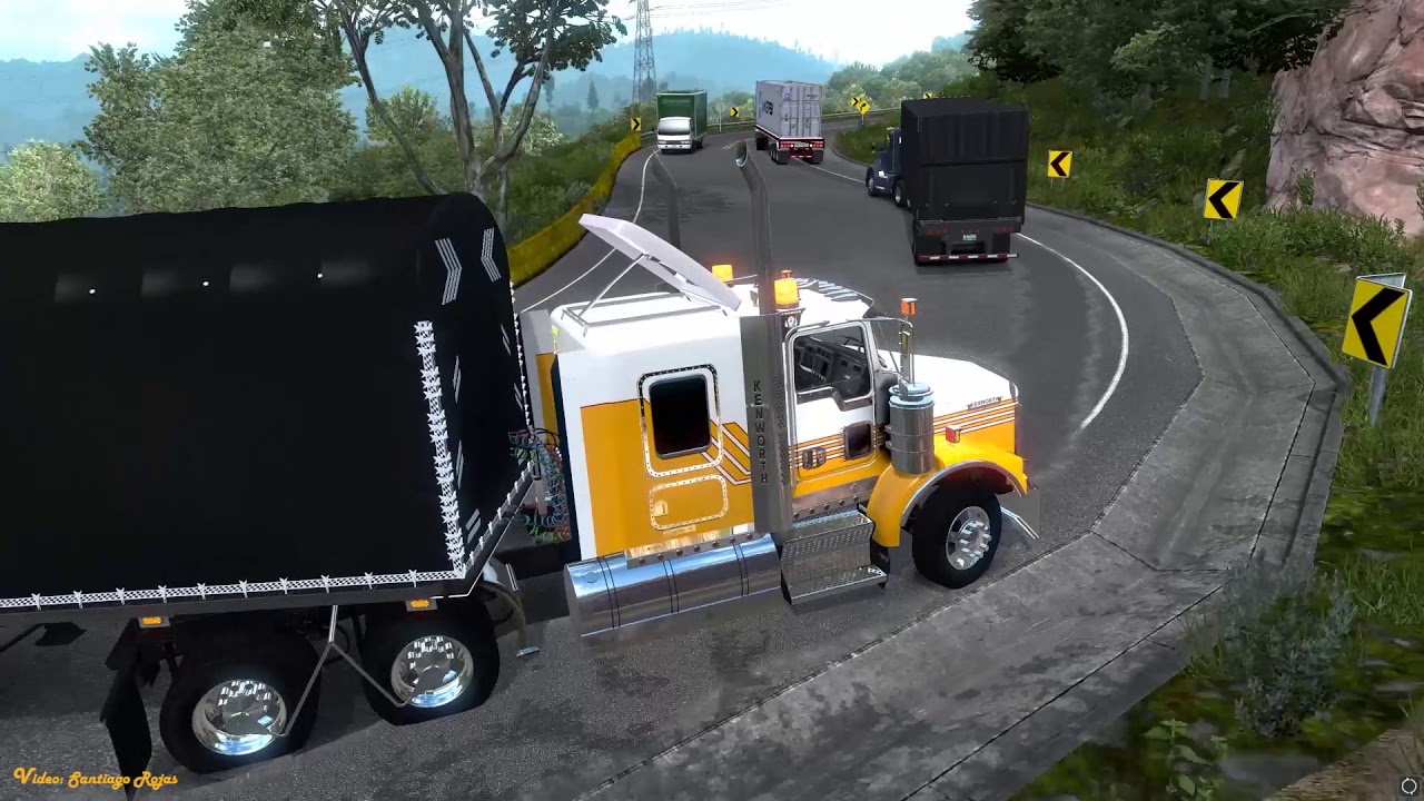 ATS /Colombia/ /Cajamarca - Pereira/ (Subiendo Alto de la Linea) 1 Parte.