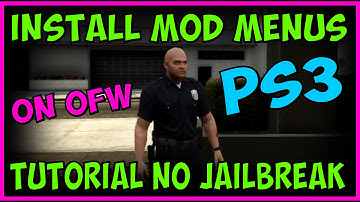 GTA 5 ONLINE - HOW TO INSTALL MOD MENUS ON PS3 NO JAILBREAK TUTORIAL !!! (OFW)