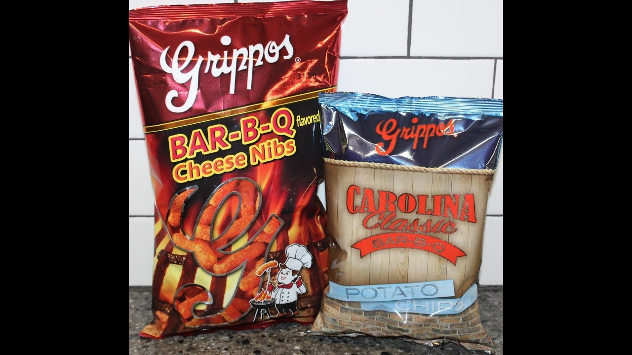 Grippo’s BARBQ Cheese Nibs and Carolina Classic BARBQ Potato Chips Review YouTube