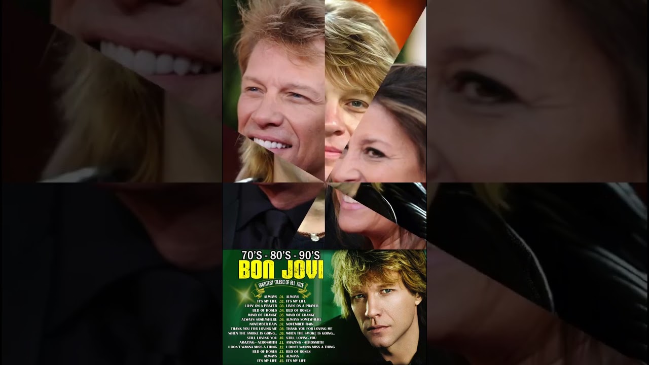 Bon Jovi greatest hits full album,slow rock best songs