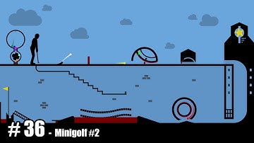 Minigolf #2  - Algodoo Marble Race