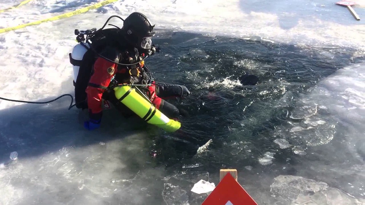 Ice Diving in Minnesota Take 1 YouTube