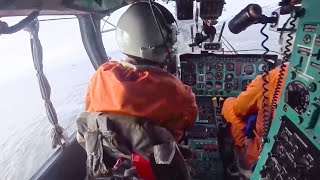 Ведение ледовой разведки экипажами вертолетов Ка-27ПС ТОФ в Охотском море