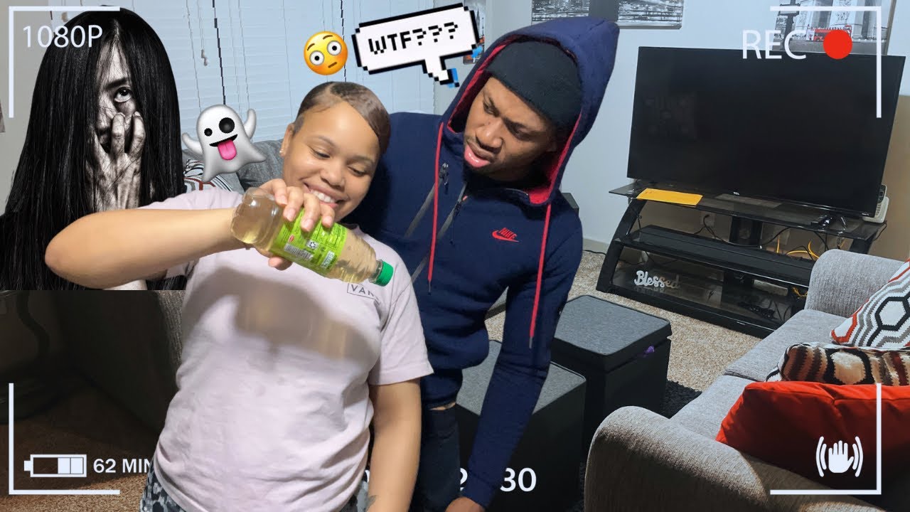 TALKING TO MY IMAGINARY FRIEND PRANK ON BOYFRIEND! *FUNNY*