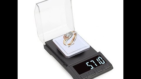 Digital jewelry scale carat balance unboxing