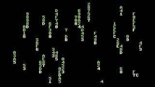 matrix rain in Pascal on the c64