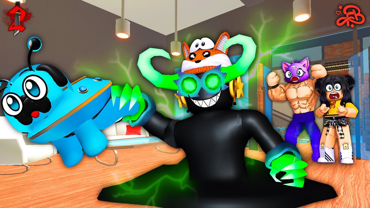 Trollei usando a SKIN INVISÍVEL no Secret Killer! Roblox