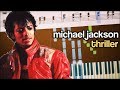 Thriller Michael Jackson EASY Piano Tutorial 