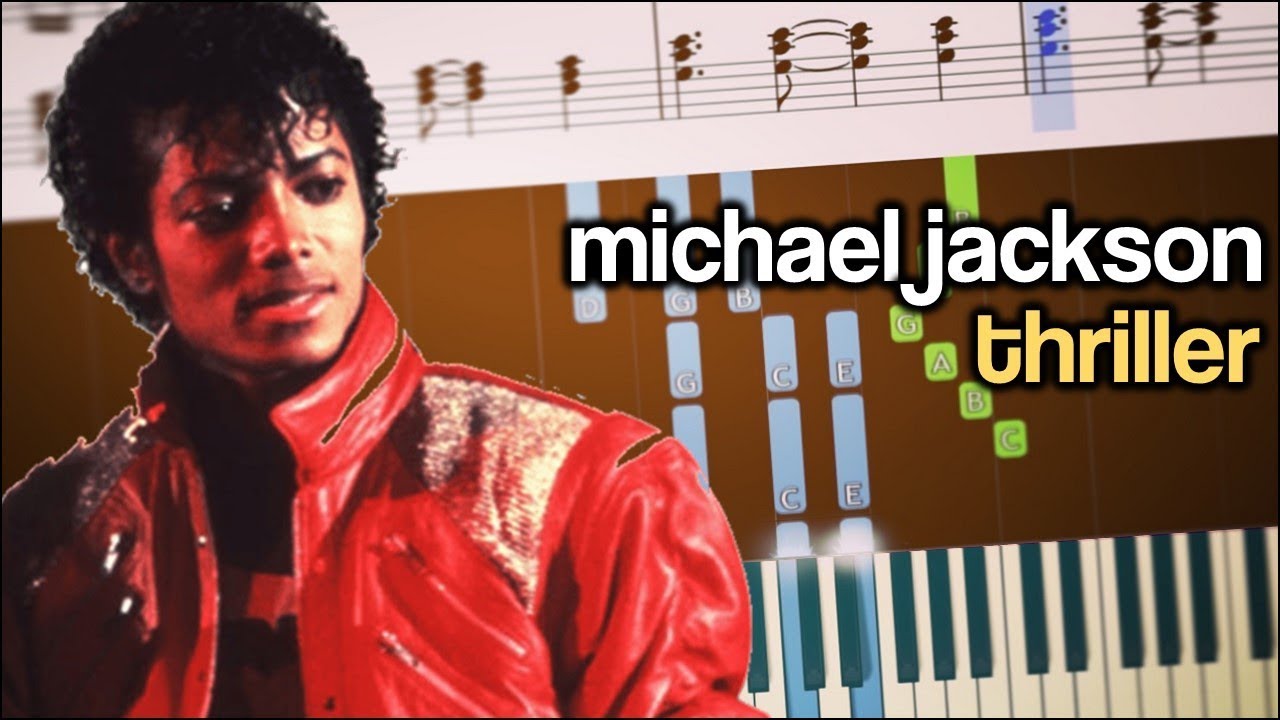 Thriller (Michael Jackson) - EASY Piano Tutorial