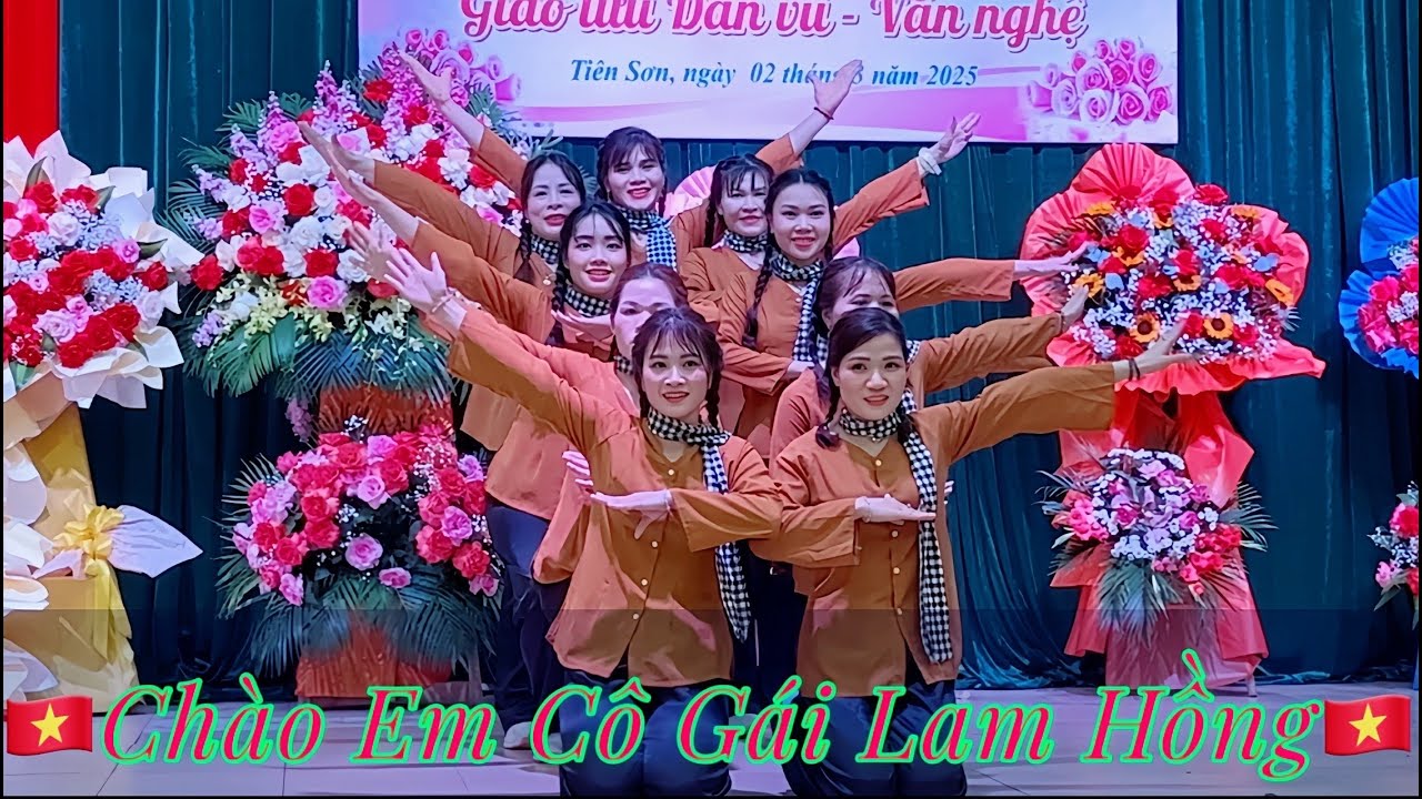 Chào Em Cô Gái Lam Hồng-Vũ Điệu Của Lòng Yêu Nước Đến Từ CLB Shuffle dance-Thôn Đọi Tam Mừng 30/04