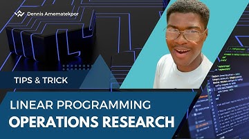 Linear Programming | Operations Research