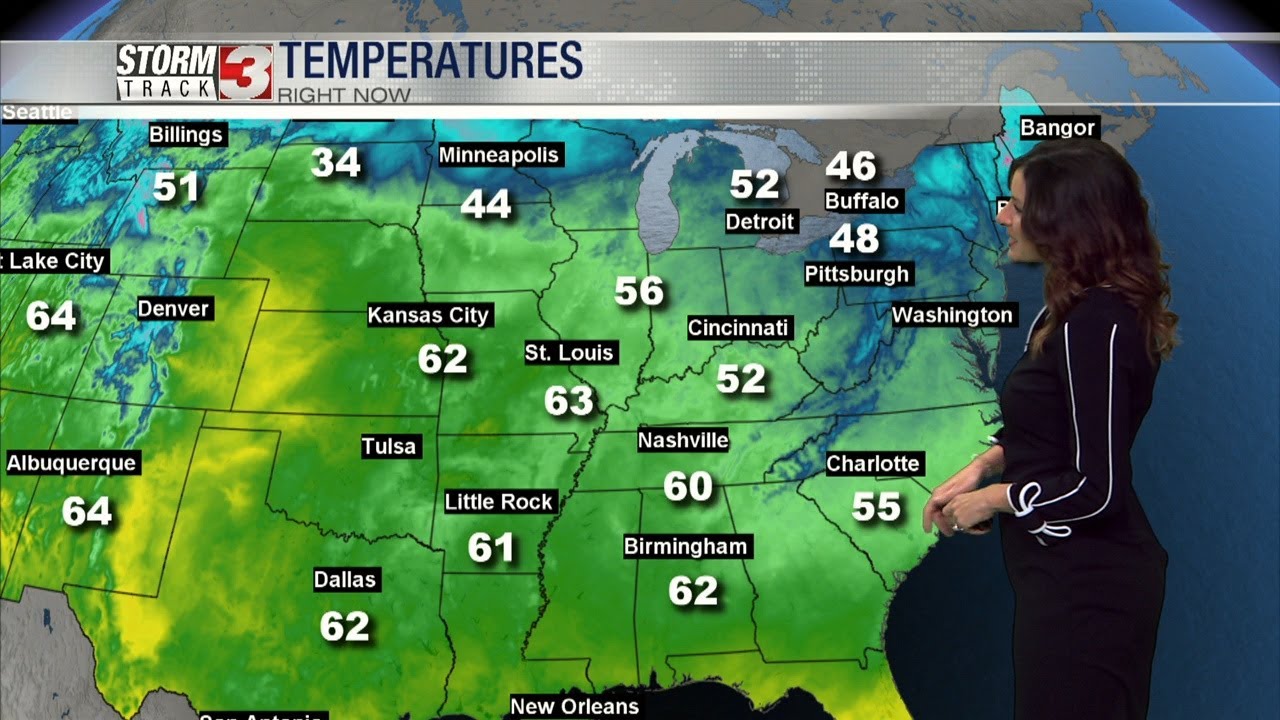 Temperatures continue to climb through the weekend - YouTube