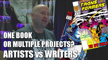 The Multitask Writer vs The One Book Artist with Marvel & IDW Transformers Comic Writer Simon Furman