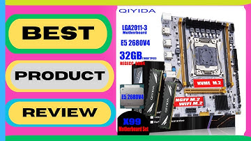 QIYIDA X99 Motherboard LGA 2011-3 Set Kit Xeon E5 2680 V4 CPU Processor 32G=2*16G