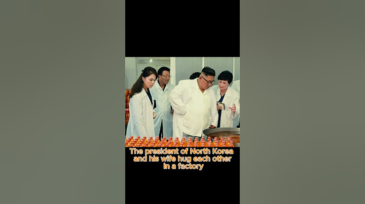 Kim Jong-un & Wife Hug in Factory  Rare Clip #Shorts