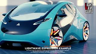 LightWave Expression Example / start, drive and stop along a spline