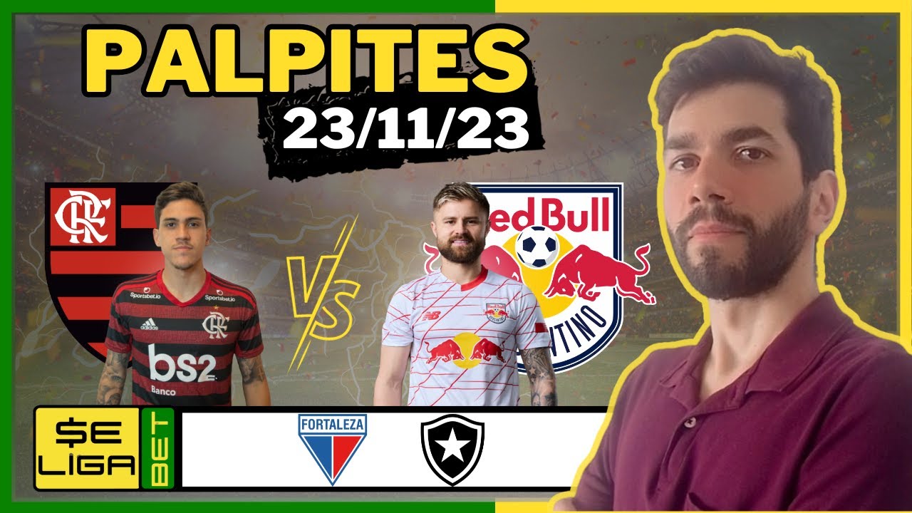 Palpite Flamengo x Bragantino - Campeonato Brasileiro - 23/11/23