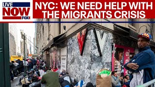 Migrants Crisis: NYC demands help with border surge migrants in the city | LiveNOW from FOX