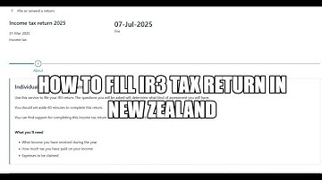 Where to find IR3 tax return and how to fill it out for IRD New Zealand tax department
