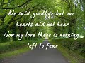 Céline Dion - Only One Road (Lyrics)