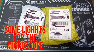 Mailbag video ep60 Lights for microscope