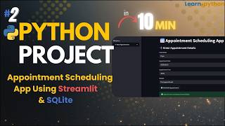 Celebrity 2.Python Project-Appointment Scheduling App using Streamlit & SQLite Profile