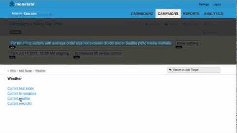 Monetate - testing targeting and, personalisation platform.