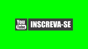 Botão Inscreva-se Chroma Key 4K