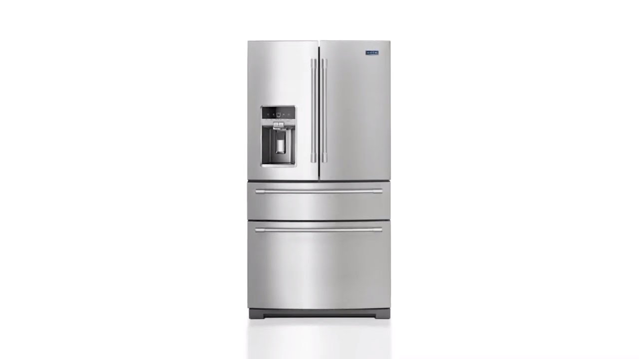 Maytag 26 2 Cu Ft 4 Door French Refrigerator With Ice Maker Maytag 26 2 Cu Ft 4 Door French Refrigerator With Ice Maker Stainless Steel