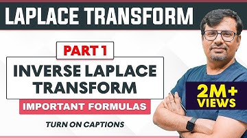 Formula of Laplace Transform and Inverse Laplace Transform | By Gp Sir
