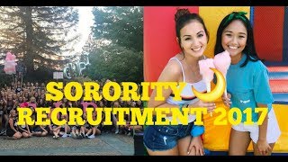 SORORITY RECRUITMENT 2017: Outfits + Reveal | Llieda Seno