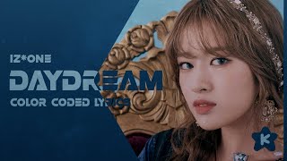 IZ*ONE - DAYDREAM (Color Coded Lyrics)