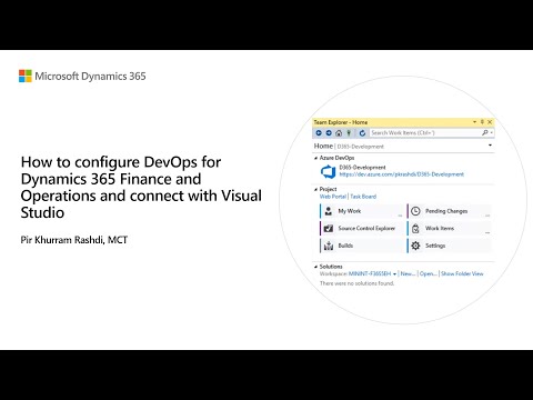 How to configure DevOps for Dynamics 365 Finance and Operations and connect with Visual Studio