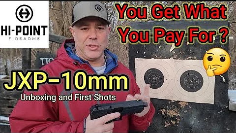 10mm For Under $200? FIRST Shots and Unboxing The Hi-Point JXP-10. Let The TESTING Begin!😀