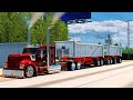 GRAVA con el Poderoso KENWORTH W990 Full volquetas en Carreteras Mexicanas American Truck Simulador 
